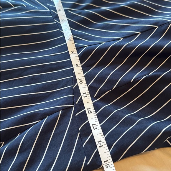J. Crew Navy and White Striped Mini Dress Size 2 - Picture 7 of 7